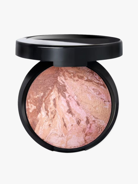 Laura Geller New York Baked Bronze-n-Brighten Multipurpose Bronzer in branded component on a light gray background