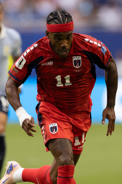 Garry Rodrigues 11 of Cabo Verde controls the ball during the FIFA World Cup 2026 Group H match between Uruguay and Cabo...